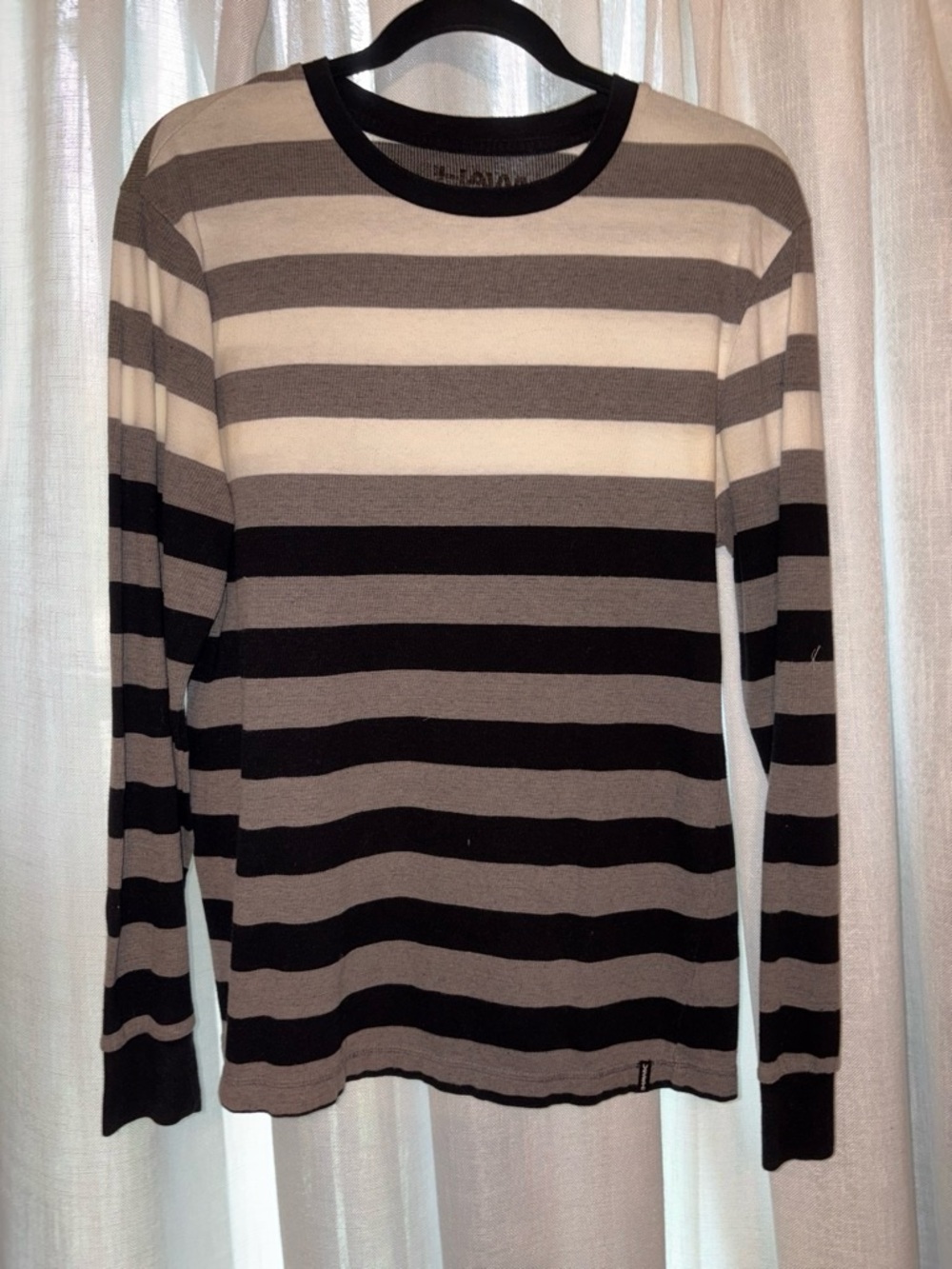 Tony Hawk Striped Long Sleeve Thermal Shirt Small EUC
